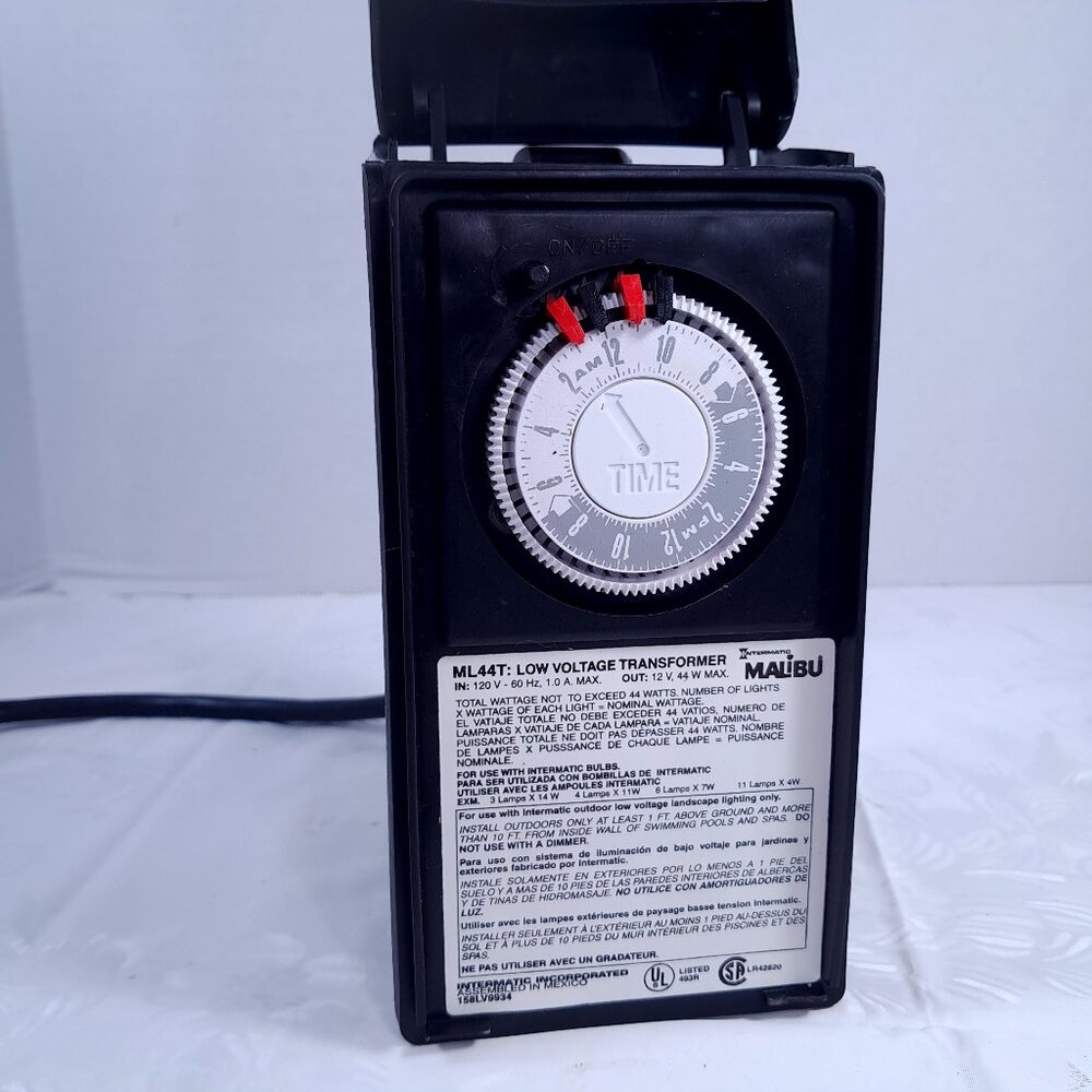 Intermatic‎ Malibu 44 Watt ML44T Low Voltage Landscape Light Transformer